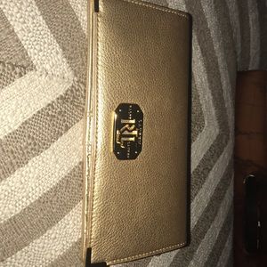 Ralph Lauren wallet in gold
